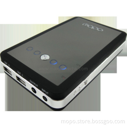 10000mAh 5/9/12V 2.1A, universal cell phone battery charger for mobile